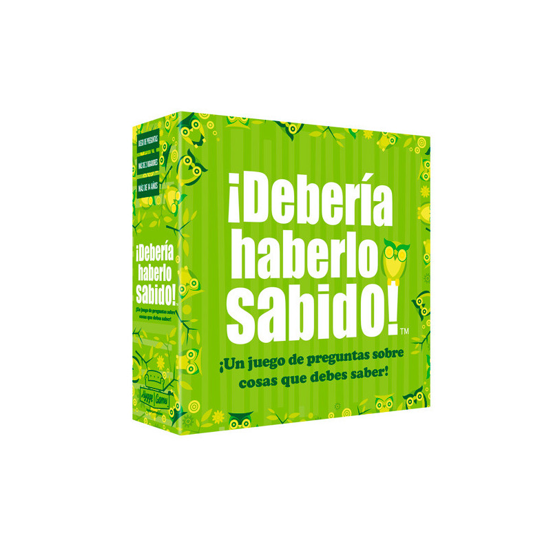 JUEGO "¡DEBERÍA HABERLO SABIDO!"