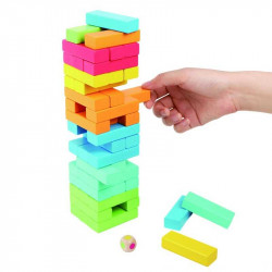 JUEGO TORRE DE EQUILIBRIO DE COLORES