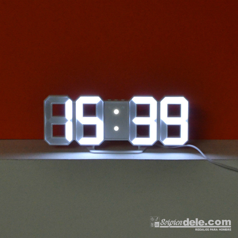 Despertador digital LED 3D